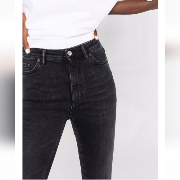 Acne Studios Peg Jean Used Black NWT Size 24 - Picture 3 of 11
